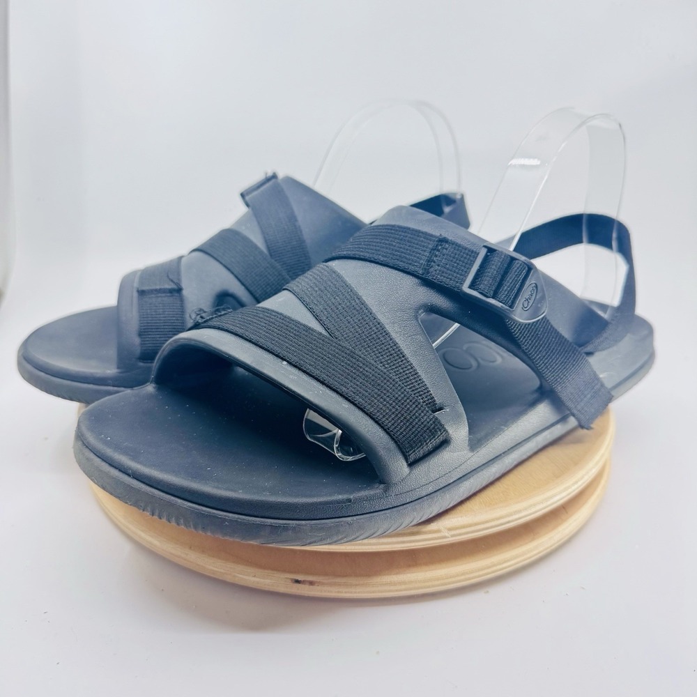 Chaco‎ Chillos Slide Sandals Shoes Men's Size 12 Black Z Strap Sport Comfort